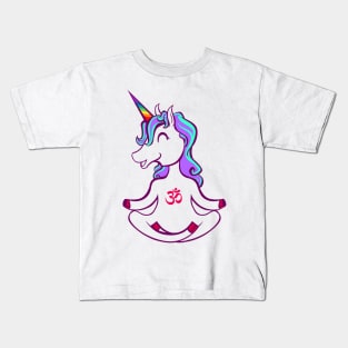 Unicorn Yoga Kids T-Shirt